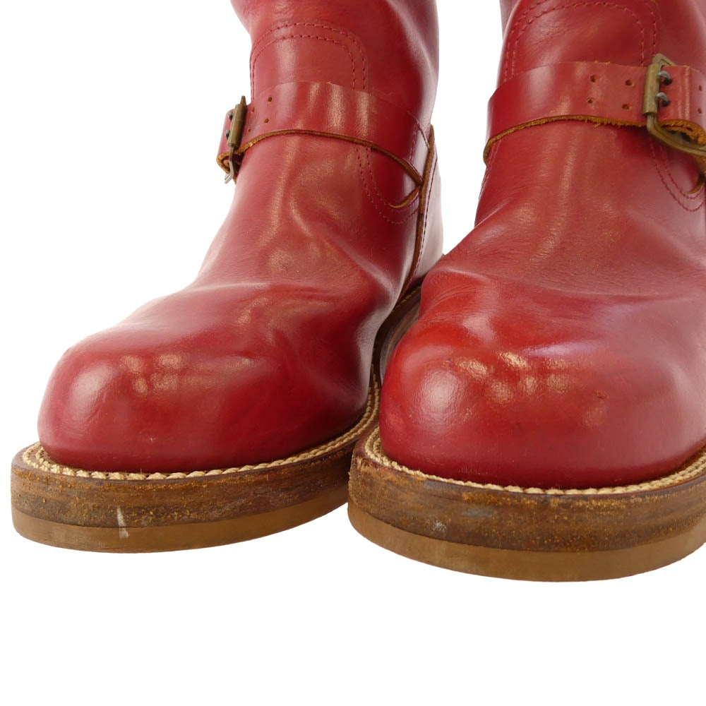 MADE IN GM JAPAN メイドインジーエムジャパン Engineer Boots apple Mサイズ エンジニア ブーツ アップル レッド系 8.5【中古】
