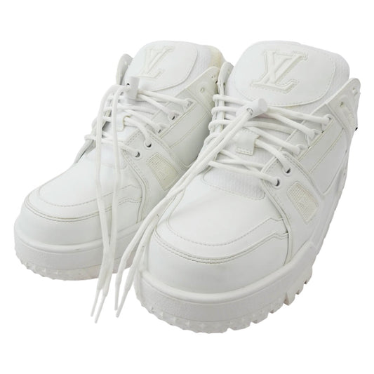 LOUIS VUITTON ルイ・ヴィトン LV トレイナー・ライン スニーカー ホワイト ホワイト系 8【中古】