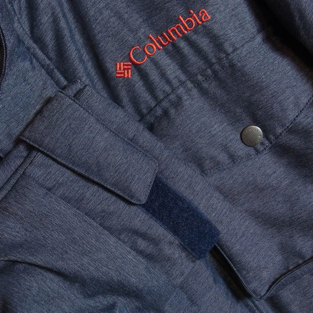 Columbia コロンビア 220 PM3817 中綿 フーディー ジャケット ネイビー系 M【中古】