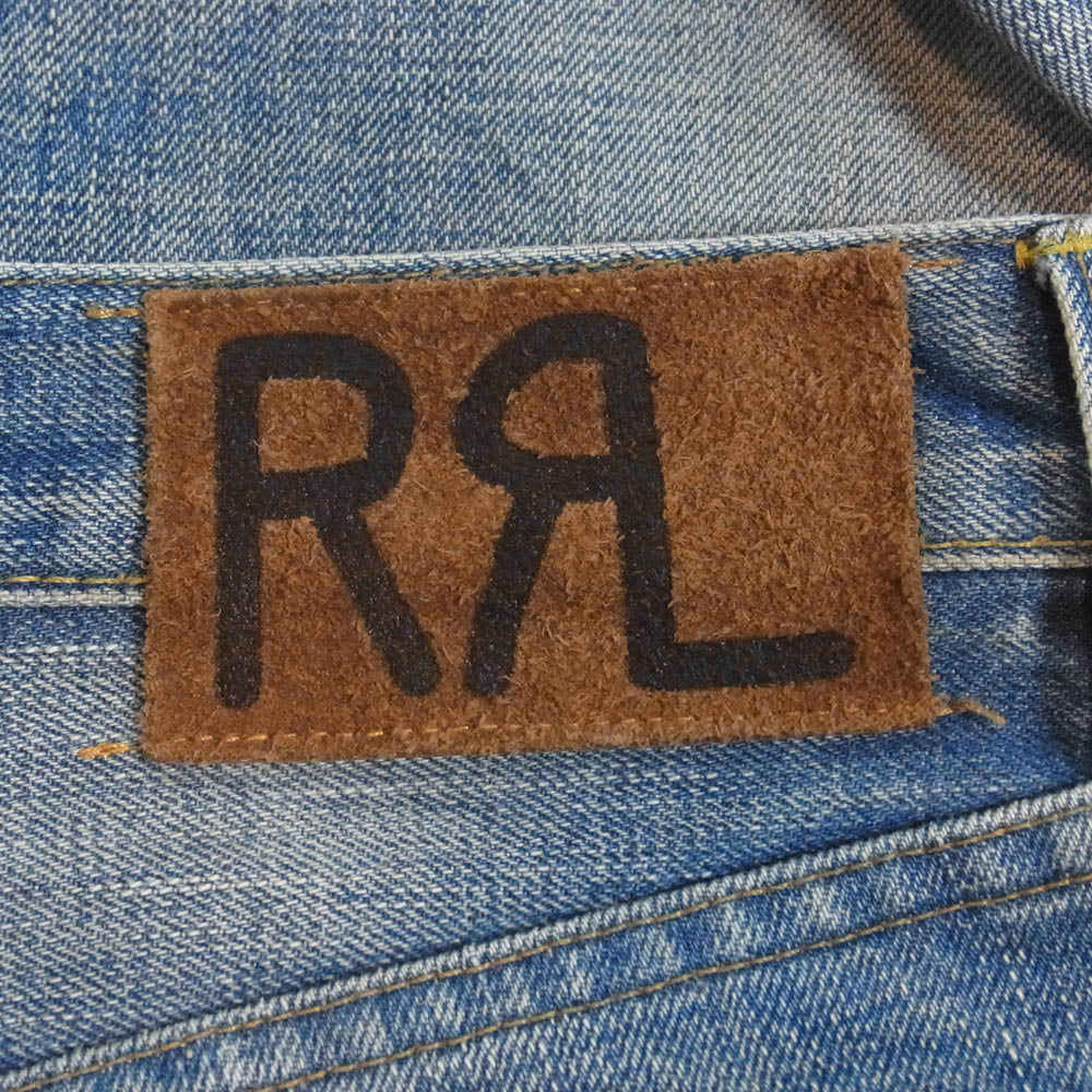 RRL ダブルアールエル USA製 デニムパンツ インディゴブルー系 W28【中古】