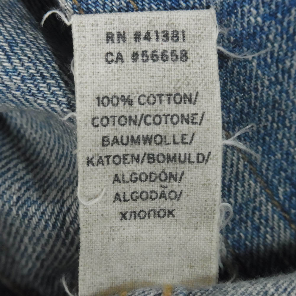 RRL ダブルアールエル USA製 デニムパンツ インディゴブルー系 W28【中古】