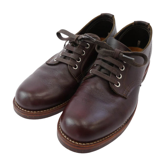 Chippewa チペワ 1901M74 4-IN SERVICE OXFORD 4インチ プレーントゥ サービス オックスフォード レザーシューズ ブラウン系 25.5cm【中古】