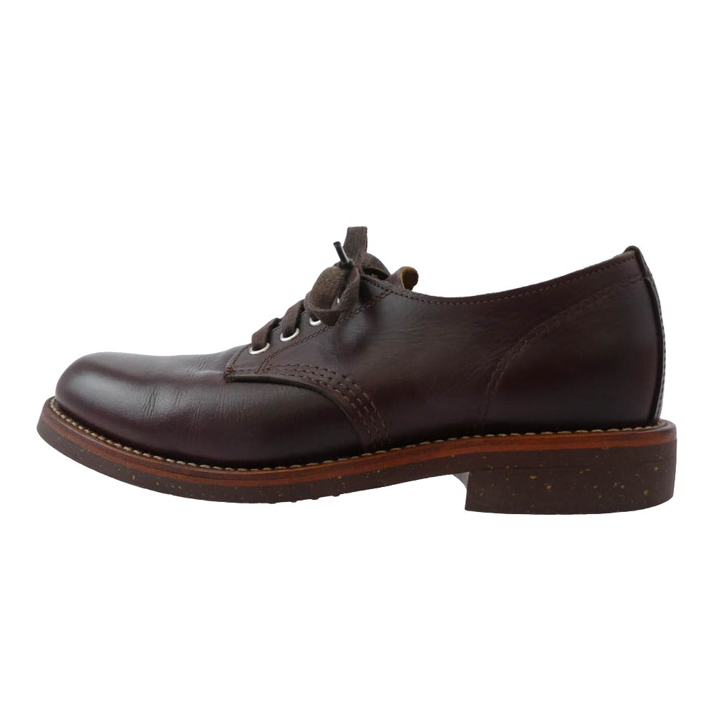 Chippewa チペワ 1901M74 4-IN SERVICE OXFORD 4インチ プレーントゥ サービス オックスフォード レザーシューズ ブラウン系 25.5cm【中古】