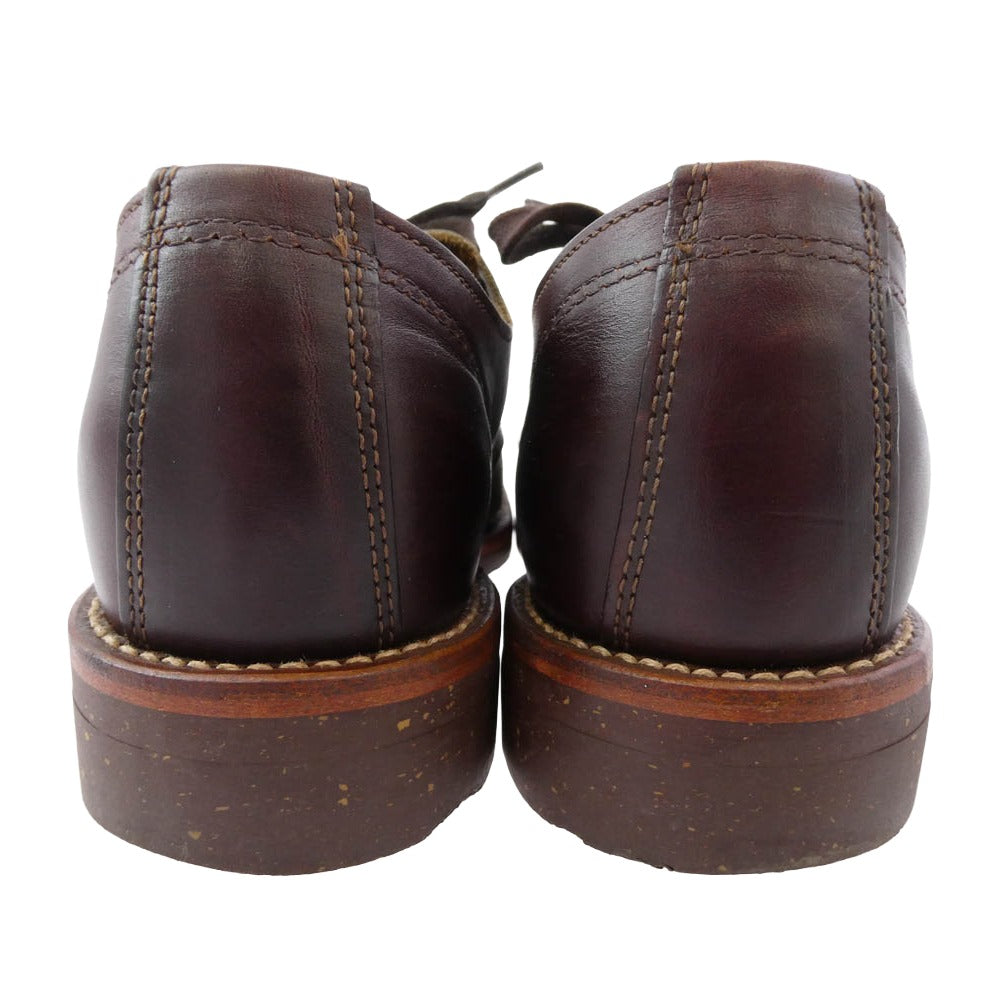 Chippewa チペワ 1901M74 4-IN SERVICE OXFORD 4インチ プレーントゥ サービス オックスフォード レザーシューズ ブラウン系 25.5cm【中古】