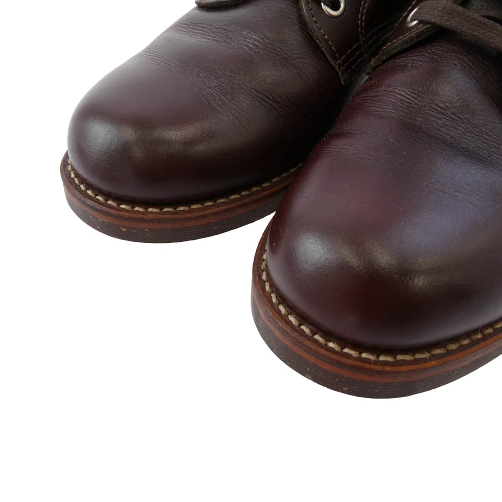 Chippewa チペワ 1901M74 4-IN SERVICE OXFORD 4インチ プレーントゥ サービス オックスフォード レザーシューズ ブラウン系 25.5cm【中古】
