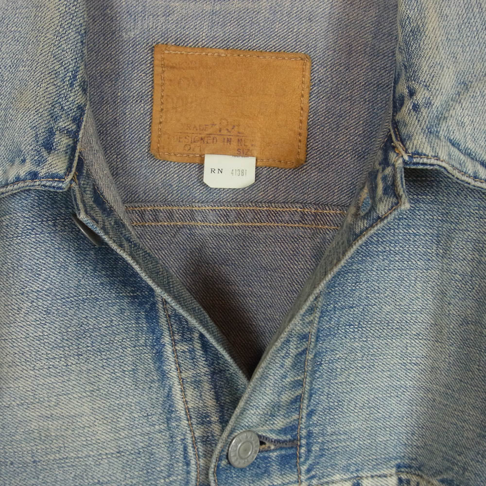 RRL ダブルアールエル 782629935001 TYPE 2 DENIM JACKET デニム ジャケット インディゴブルー系 XS【中古】