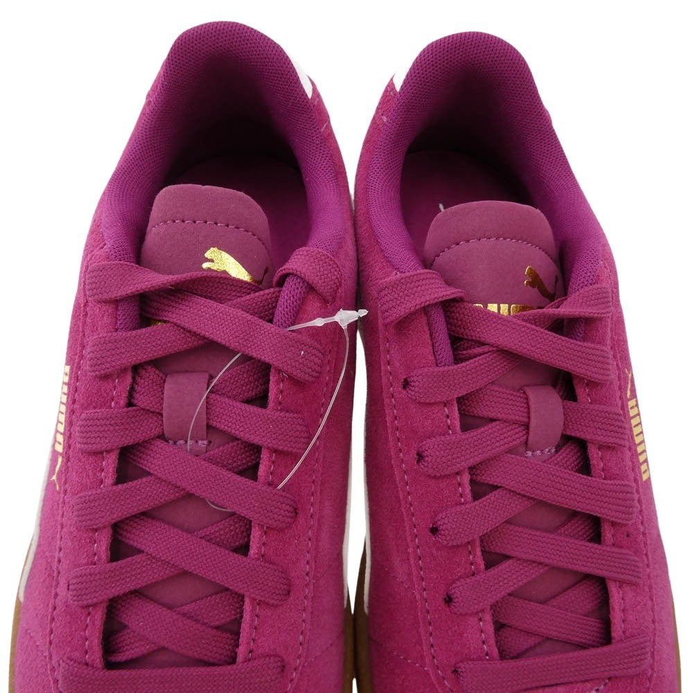 PUMA プーマ 397444-17 PUMACLUB2 BERRY-PUMAWHITE-PUMAGOLD プーマクラブ2 スニーカー パープル系 24cm【新古品】【未使用】【中古】