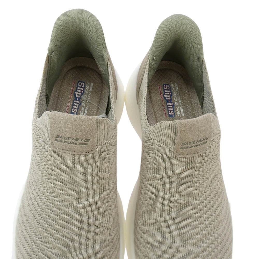 スケッチャーズ 117508-TPE SLIP-INS BOBS INFINITY-DAILY VISION スリップインズ ボブス インフィニティ スニーカー ベージュ系 24cm【新古品】【未使用】【中古】
