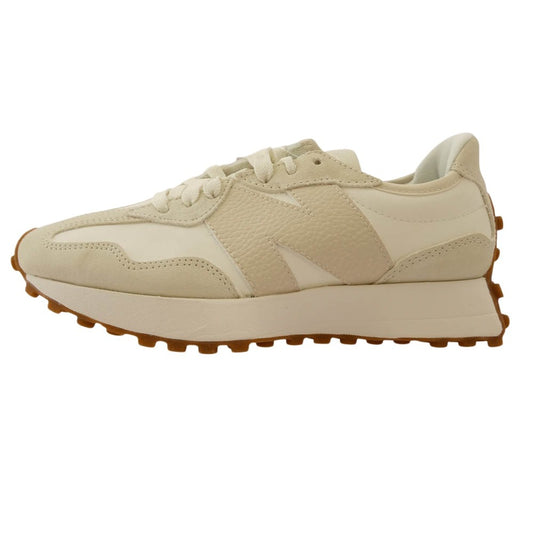NEW BALANCE ニューバランス WS327NKD レザー スエード ローカット スニーカー ベージュ系 23.5cm【新古品】【未使用】【中古】
