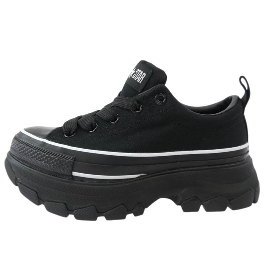 CONVERSE コンバース 1SE908 ALL STAR TREKWAVE AP OX オール スター トレックウエーブ AP オックス スニーカー ブラック系 23cm【極上美品】【中古】