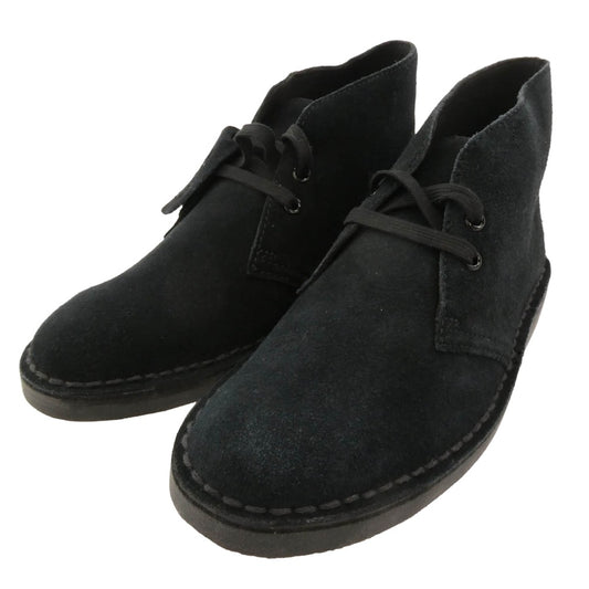 Clarks クラークス 11826 Desert Boot スエード デザート ブーツ ブラック系 UK4【極上美品】【中古】