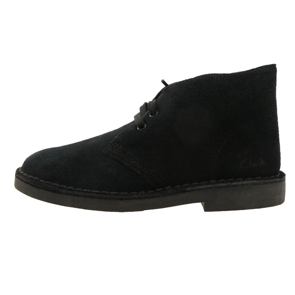 Clarks クラークス 11826 Desert Boot スエード デザート ブーツ ブラック系 UK4【極上美品】【中古】