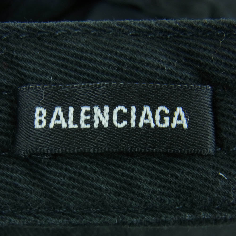 BALENCIAGA バレンシアガ 661884 410B2 POLITICAL DESTROYED デストロイ ダメージ キャンペーン ロゴ刺繍 キャップ グレー系 L 59cm【中古】