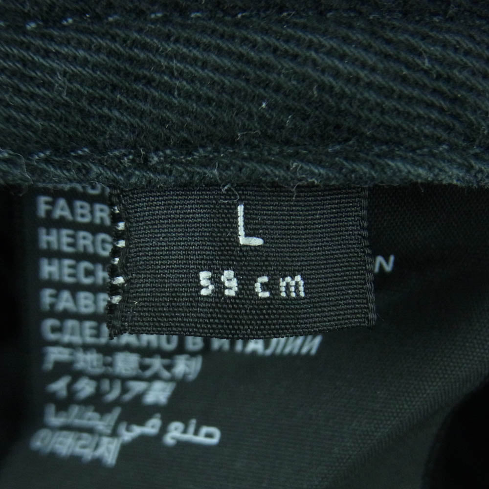 BALENCIAGA バレンシアガ 661884 410B2 POLITICAL DESTROYED デストロイ ダメージ キャンペーン ロゴ刺繍 キャップ グレー系 L 59cm【中古】