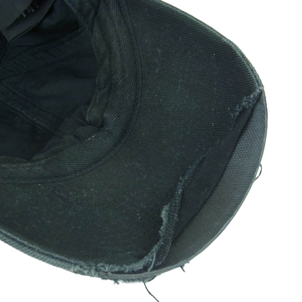 BALENCIAGA バレンシアガ 661884 410B2 POLITICAL DESTROYED デストロイ ダメージ キャンペーン ロゴ刺繍 キャップ グレー系 L 59cm【中古】