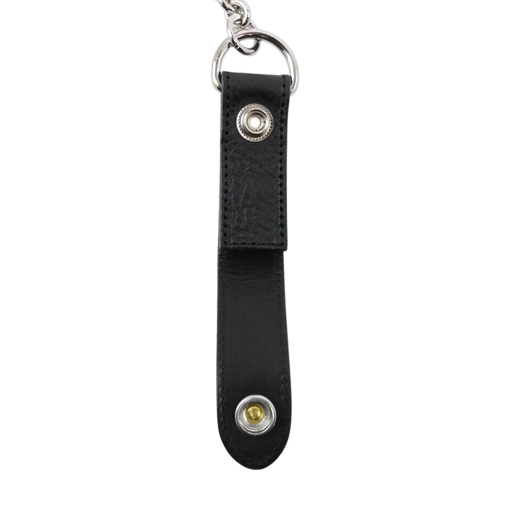 CALEE キャリー 25AW CL-25AW028LE SILVER STAR CONDHO LEATHER WALLET CHAIN シルバー スターコンチョ ウォレット チェーン ブラック系 シルバー系【中古】