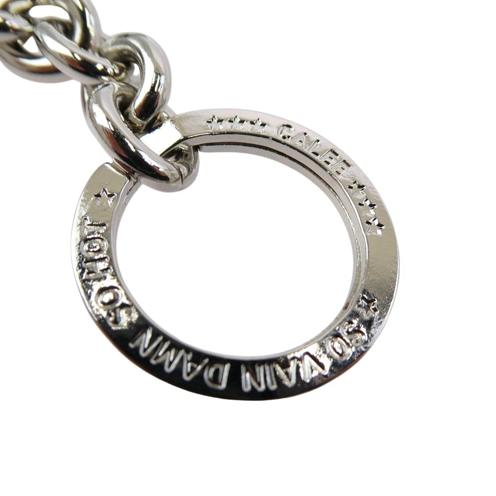 CALEE キャリー 25AW CL-25AW028LE SILVER STAR CONDHO LEATHER WALLET CHAIN シルバー スターコンチョ ウォレット チェーン ブラック系 シルバー系【中古】