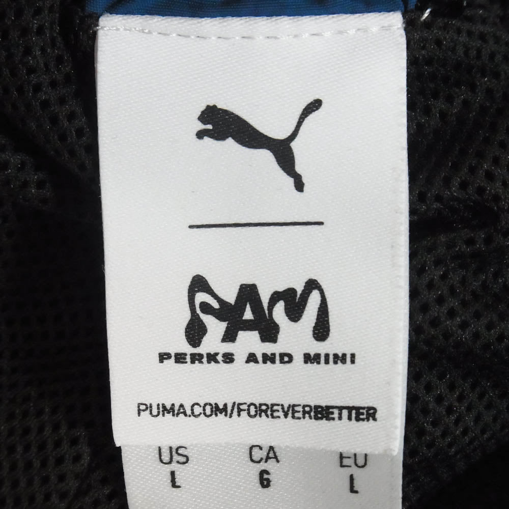 PUMA プーマ 624074-01 × P.A.M. Perks and Mini パム トラック パンツ ブラック系 L【中古】