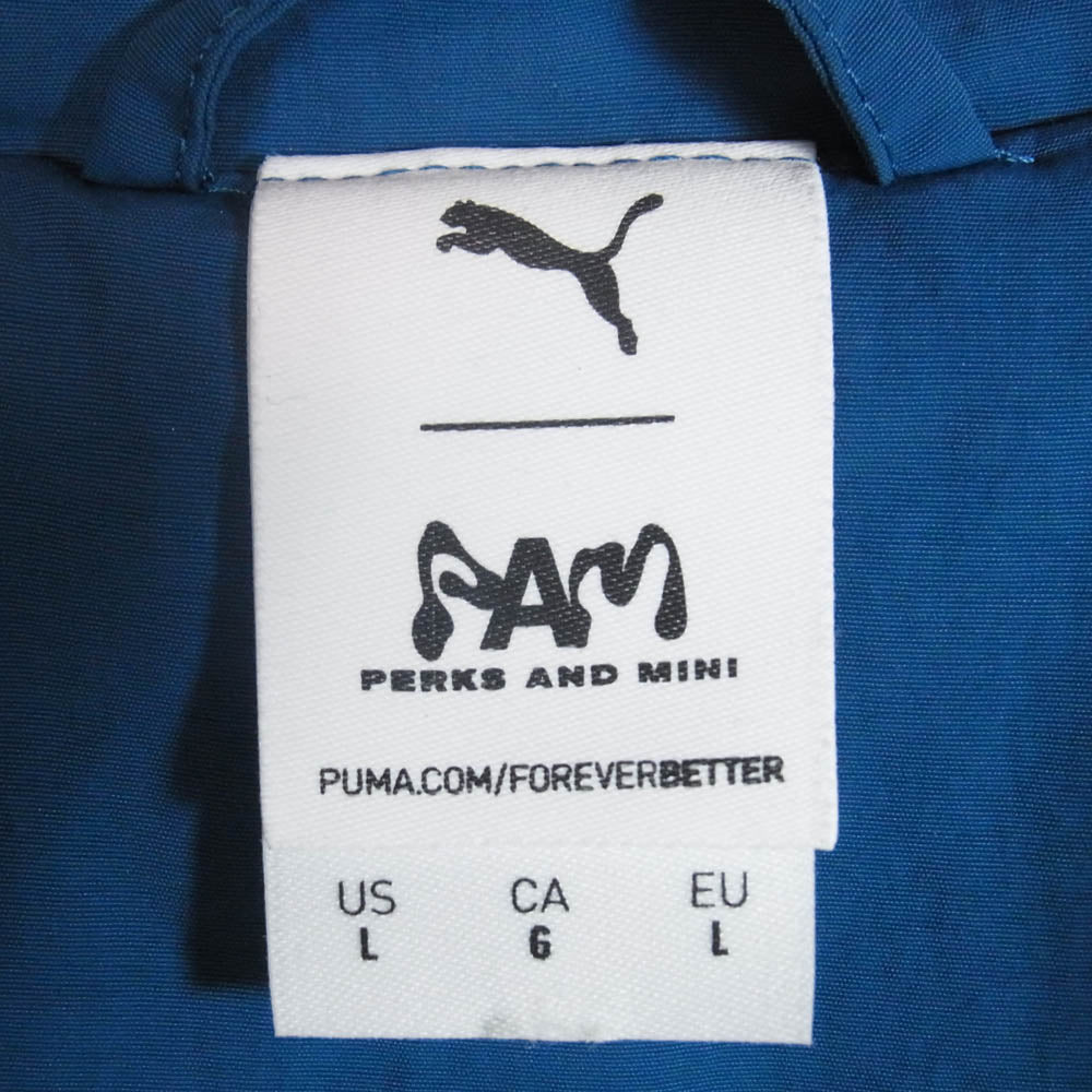 PUMA プーマ 624069-01 × P.A.M. Perks and Mini パム トラック ジャケット ブルゾン ブラック系 L【中古】