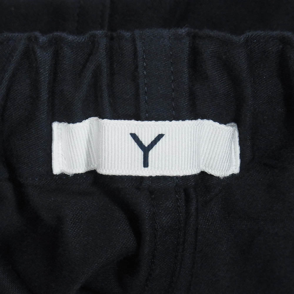 ワイ 165-4240324 ORGANIC COTTON MOLESKIN TAPERED EASY TR オーガニックコットン モールスキン テーパード イージー トラウザーズ ネイビー系 L【中古】