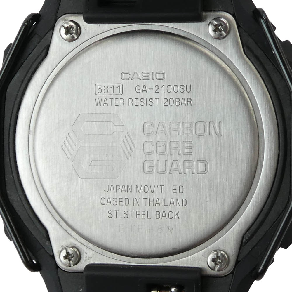 G-SHOCK ジーショック GA-2100SU ANALOG-DIGITAL 2100 Series カモ アナデジ 腕時計 ブラック系 マルチカラー系【中古】