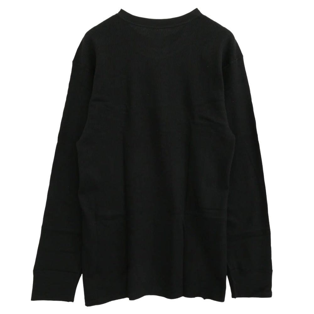 Supreme シュプリーム × HANES ヘインズ Thermal Crew クルーネック サーマル 長袖カットソー ブラック ブラック系 L【新古品】【未使用】【中古】