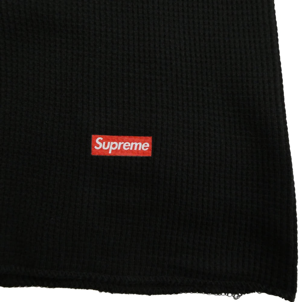 Supreme シュプリーム × HANES ヘインズ Thermal Crew クルーネック サーマル 長袖カットソー ブラック ブラック系 L【新古品】【未使用】【中古】