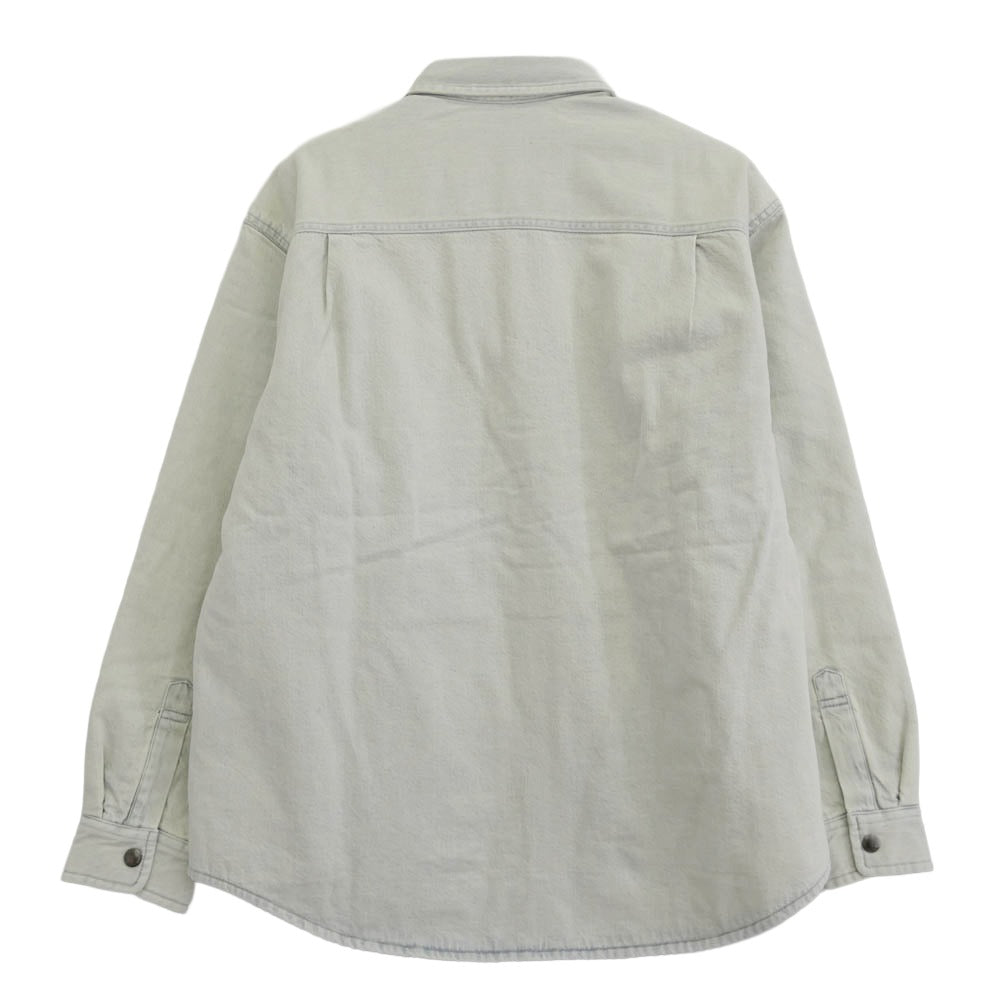 Supreme シュプリーム 25AW Quilted Lined Denim Snap Shirt キルテッド デニム スナップ 長袖シャツ インディゴブルー系 M【新古品】【未使用】【中古】
