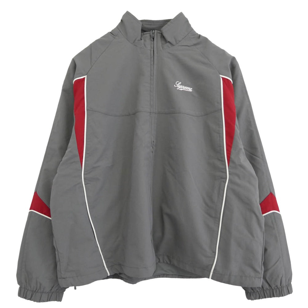 Supreme シュプリーム 25AW Contrast Piping Track Jacket コントラスト パイピング トラックジャケット グレー グレー系 M【新古品】【未使用】【中古】