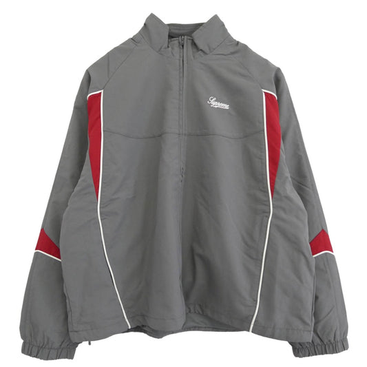 Supreme シュプリーム 25AW Contrast Piping Track Jacket コントラスト パイピング トラックジャケット グレー グレー系 M【新古品】【未使用】【中古】