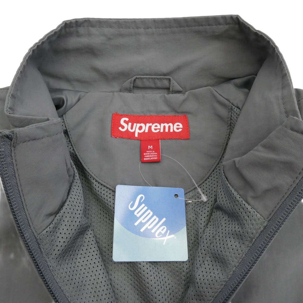 Supreme シュプリーム 25AW Contrast Piping Track Jacket コントラスト パイピング トラックジャケット グレー グレー系 M【新古品】【未使用】【中古】