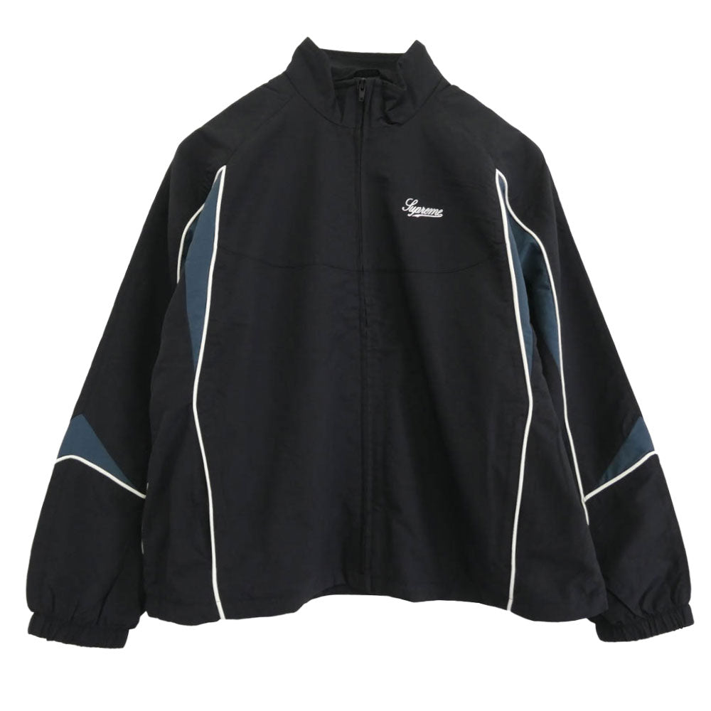 Supreme シュプリーム 25AW Contrast Piping Track Jacket コントラスト パイピング トラックジャケット ブラック ブラック系 M【新古品】【未使用】【中古】