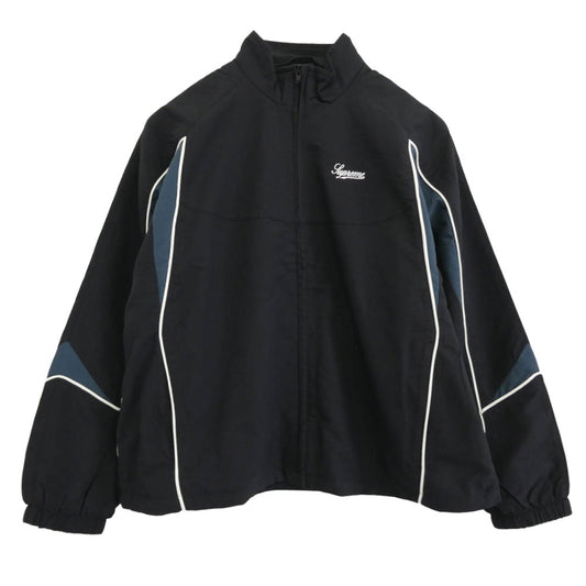 Supreme シュプリーム 25AW Contrast Piping Track Jacket コントラスト パイピング トラックジャケット ブラック ブラック系 M【新古品】【未使用】【中古】