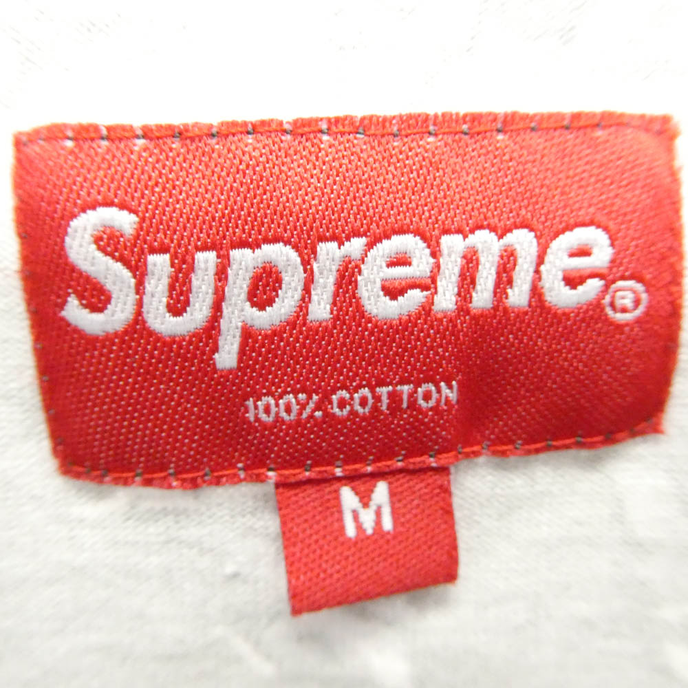 Supreme シュプリーム 16SS ワングラム期 paisley Stripe L/S Top ペイズリー ストライプ ロングスリーブ 長袖 Tシャツ ブラック系 M【中古】