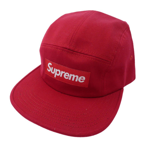 Supreme シュプリーム 13SS croc strap camp cap クロコ ストラップ キャンプ キャップ レッド系【極上美品】【中古】