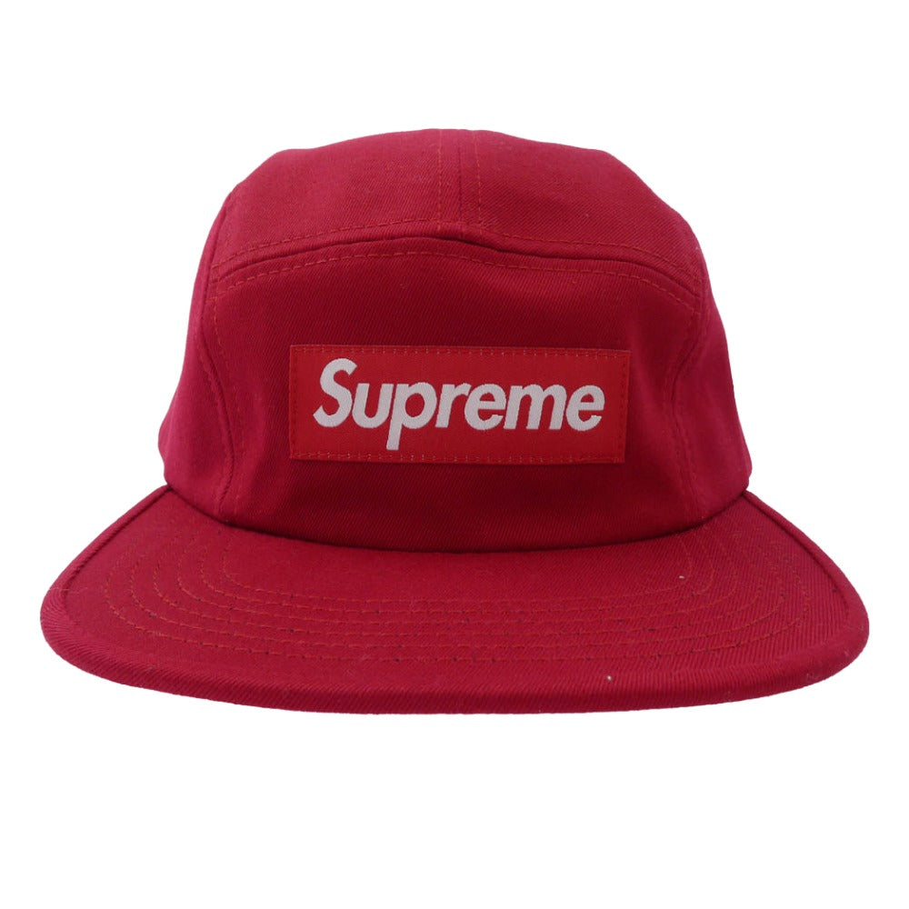Supreme シュプリーム 13SS croc strap camp cap クロコ ストラップ キャンプ キャップ レッド系【極上美品】【中古】