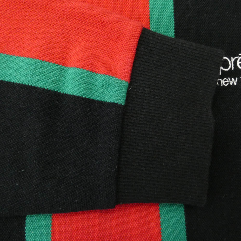 Supreme シュプリーム 17AW ワングラム期 Vertical Striped Pique Crewneck ヴァーティカル ストライプド ピケ クルーネック スウェット M【中古】 Supreme シュプリーム 17AW ワングラム期 Vertical Striped Pique