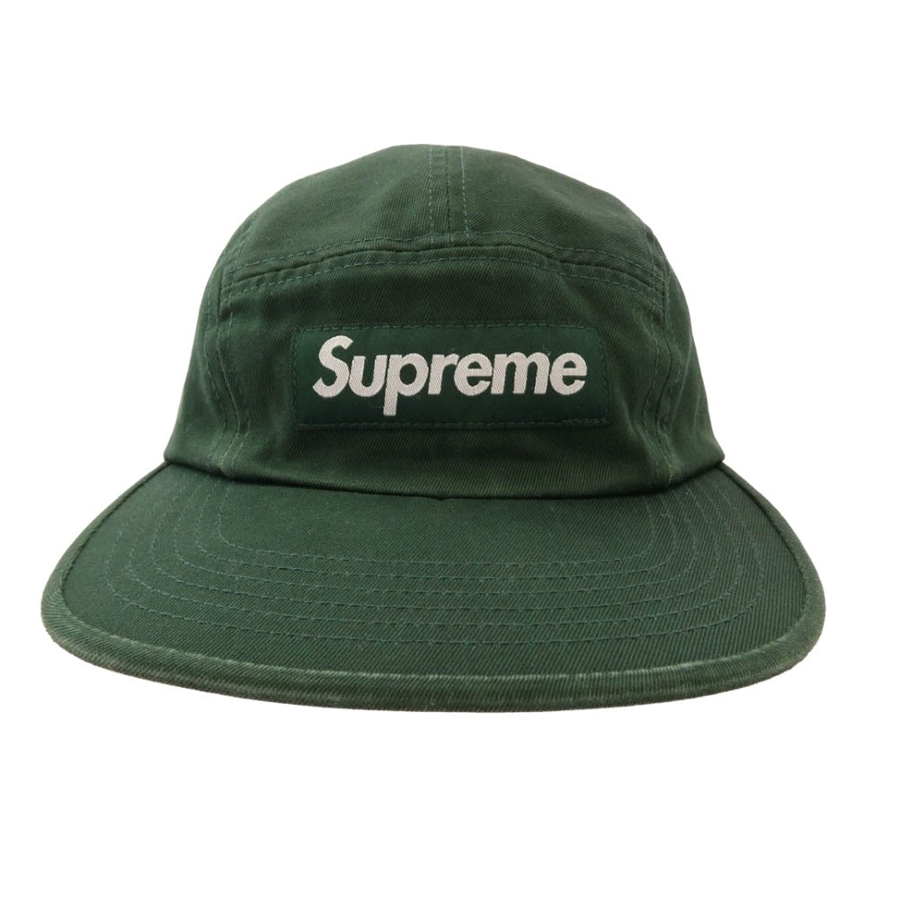 Supreme シュプリーム 25AW Washed Chino Twill Camp Cap グリーン系【新古品】【未使用】【中古】