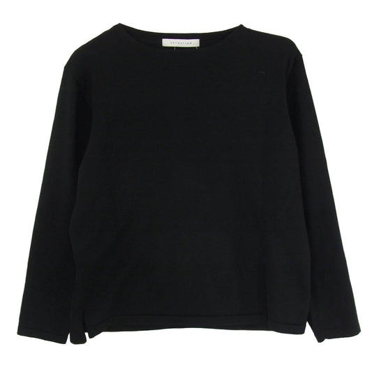 エストネーション 72-234-12-080032 ロングスリーブ 長袖 ニット カットソー ブラック系 M【中古】