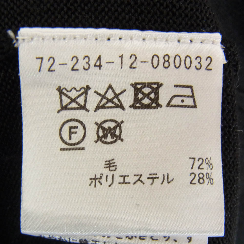 エストネーション 72-234-12-080032 ロングスリーブ 長袖 ニット カットソー ブラック系 M【中古】