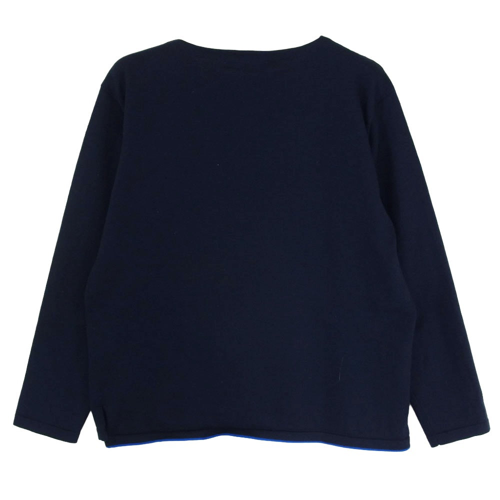 エストネーション 72-234-12-080032 ロングスリーブ 長袖 ニット カットソー ネイビー系 M【中古】