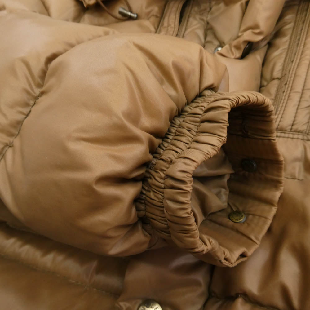 MONCLER モンクレール Z7H0890 ROD スープリームスタグ ファー ダウン ジャケット ブラウン系 3【中古】