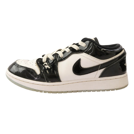 23AW DV1333-100 1 Low Concord エア ジョーダン ロー コンコルド スニーカー ブラック系 ホワイト系 24.5【中古】