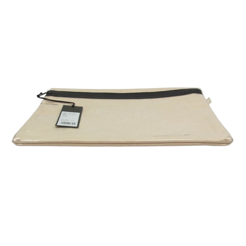 WIND AND SEA ウィンダンシー 24SS WDS-O-CLA-24-Q4-AC-05 Clarity TPU Clutch Bag クラリティ クラッチ バッグ ベージュ系【新古品】【未使用】【中古】