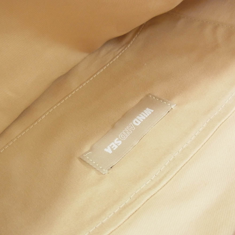 WIND AND SEA ウィンダンシー 24SS WDS-O-CLA-24-Q4-AC-05 Clarity TPU Clutch Bag クラリティ クラッチ バッグ ベージュ系【新古品】【未使用】【中古】