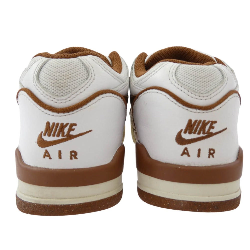 NIKE ナイキ 23AW FD6475-100 x Stussy Air Flight 89 Low SP White and Pecan エア フライト ロー ホワイト アンド ピーカン スニーカー オフホワイト系 ブラウン系 23【中古】