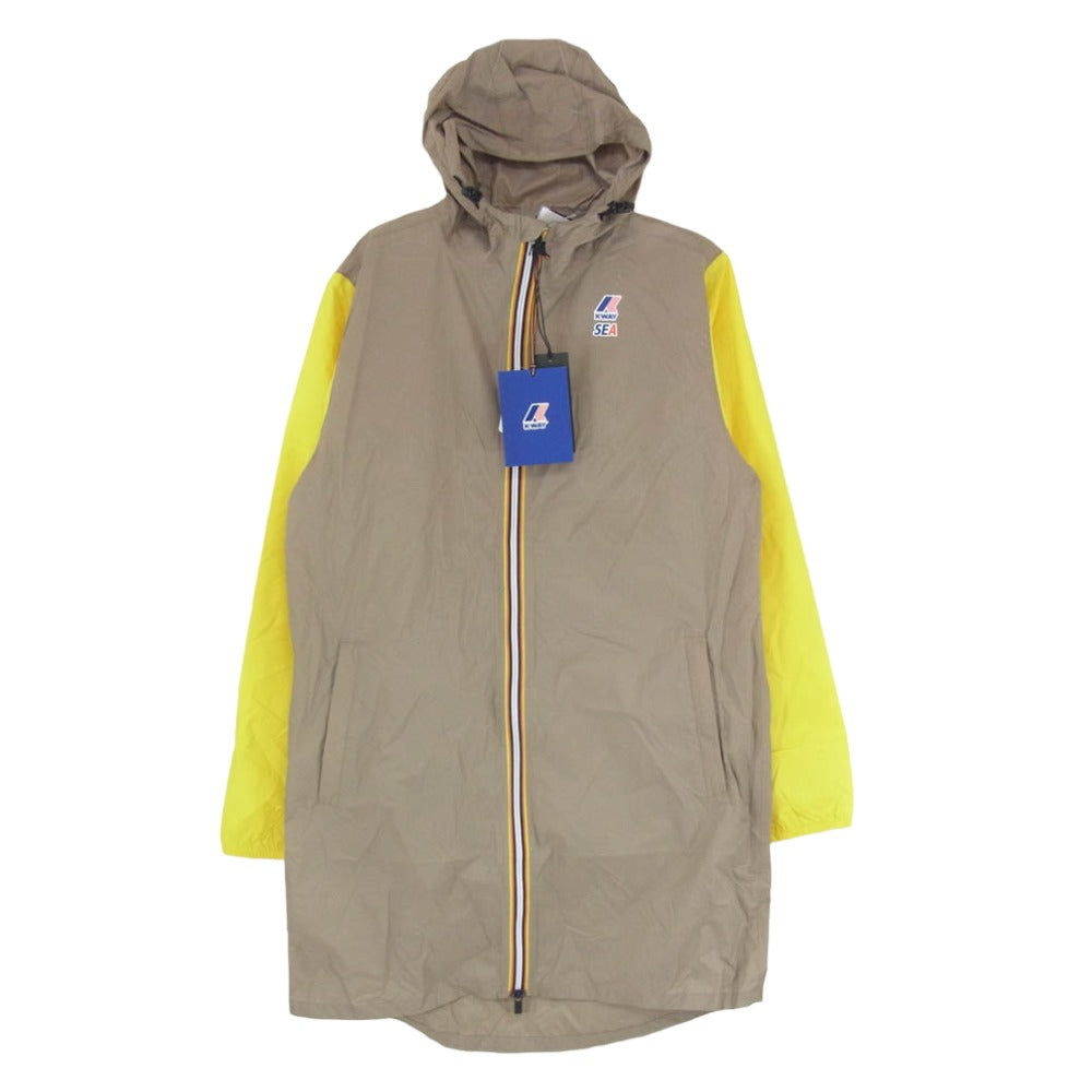WIND AND SEA ウィンダンシー 24SS WDS-C-KWY-24-Q3-03 x K-WAY WDS EIFFEL エッフェル ジャケット イエロー系 M【新古品】【未使用】【中古】