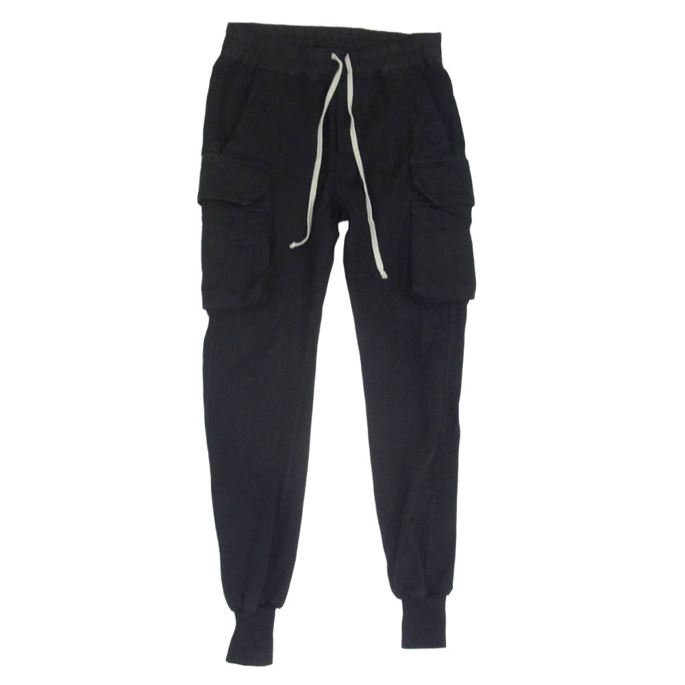 DRKSHDW ダークシャドウ 21AW DS02A3339-RIG RICK OWENS リックオウエンス Drawstring Carpenter Pant ドローストリング カーゴ パンツ ブラック系 S【中古】