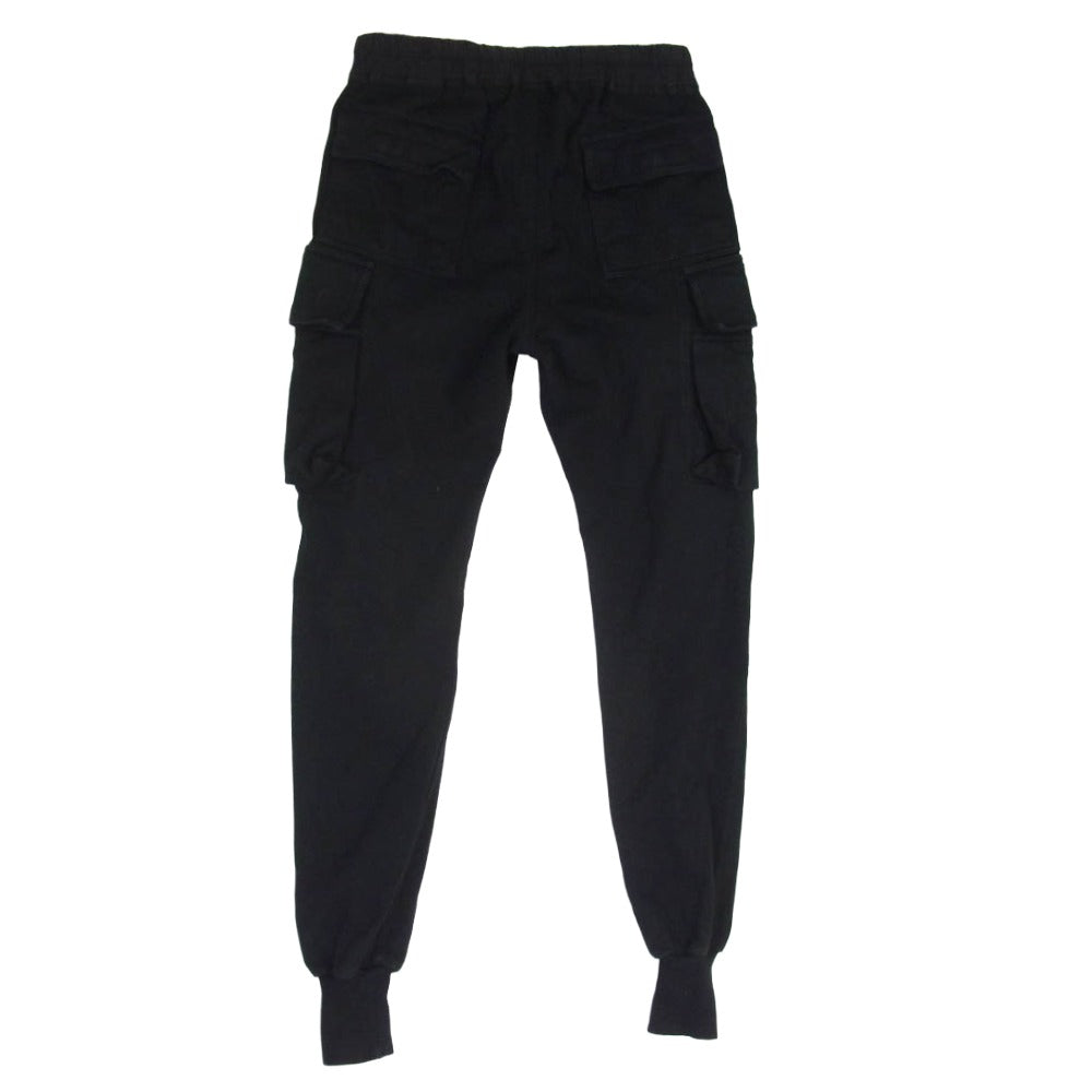 DRKSHDW ダークシャドウ 21AW DS02A3339-RIG RICK OWENS リックオウエンス Drawstring Carpenter Pant ドローストリング カーゴ パンツ ブラック系 S【中古】