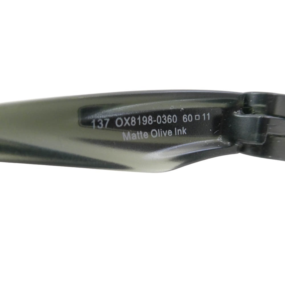 OAKLEY オークリー OX8198-0360 STUNT GLIDER スタングライダー メガネ 眼鏡 アイウェア ブラック系 60□1【中古】